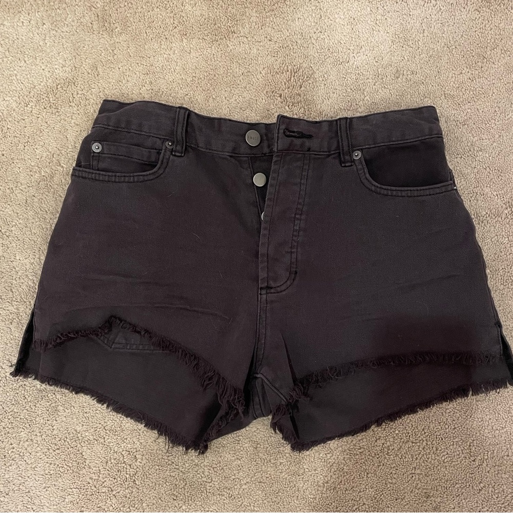 Black Denim Shorts size 28